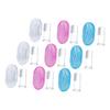 Yardwe Silicone Finger Toothbrush with Storage Boxes Easy to Store 9pcs Soft Oral Cleaning Brush and Reduce Tartar Buildup for Babies and Young Boys and Girls for Infant Dental Care view 1