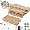 Tapioca Pearls Forming Machine, Wooden Tapioca Bead Maker,Diameter 15mm-3g/19mm-6g/22mm-9g Optional, for Bubbles Tea Milk Tea Tapioca Pearls(19mm) view 1