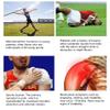 IUYIXWFP Unisex Adjustable Elastic Sport Pain Relief Single Shoulder Protector Brace Support Strap Wrap Belt Band Pad Back Brace,right view 2