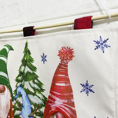Kadagg Fabric Christmas Advent Calendar Christmas Countdown Calendar with Pockets for Small Gifts Home Wall Hanging Decoration Cloth