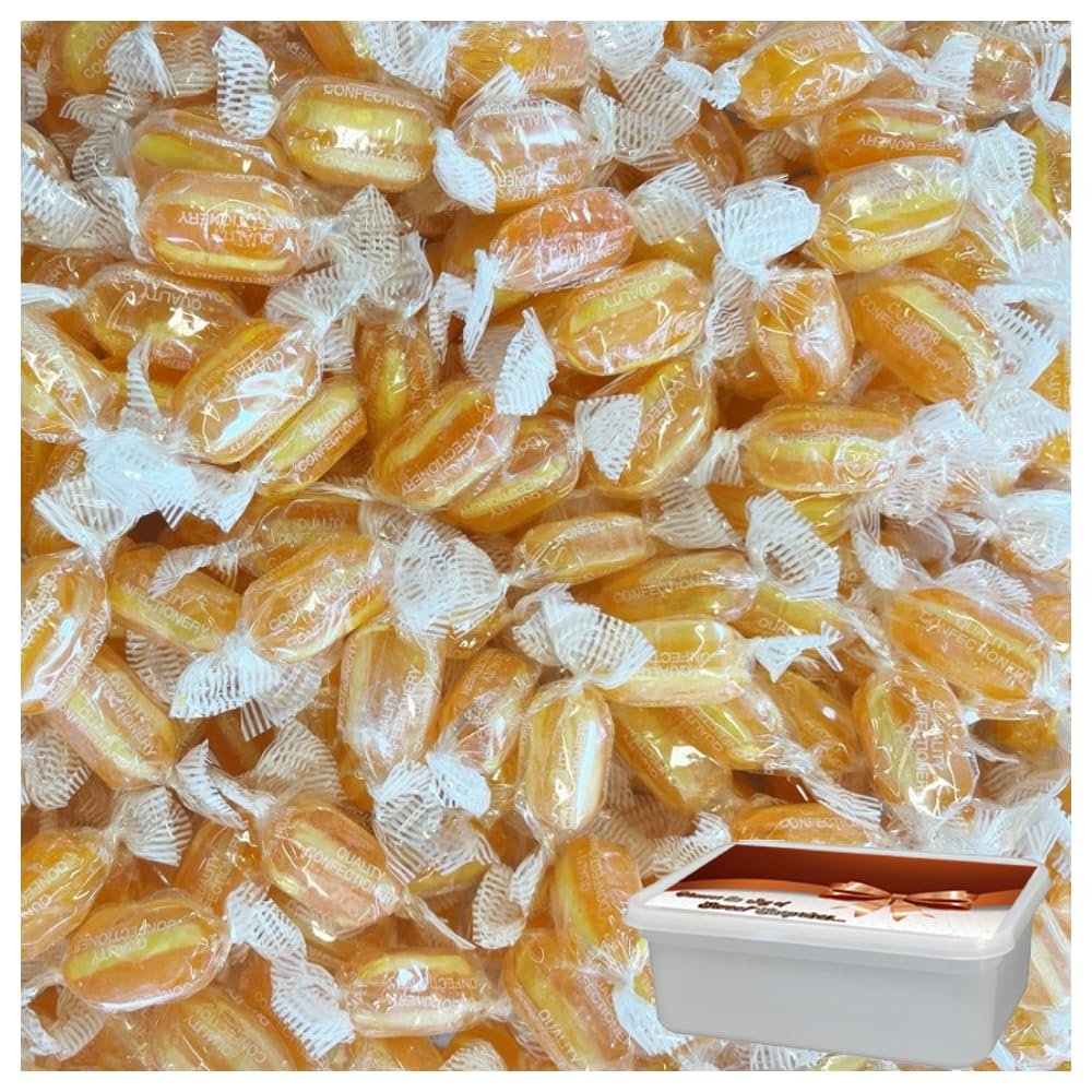 Vegan Pick & Mix Individually Wrapped Hard Boiled Sweets Variety with Gift Box Assorted Flavours Suitable for Vegans (500g, vegans Pineapple Sherbets)