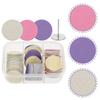 IWOWHERO 60pcs Pedicure Sanding Discs Replacement Pads for Electric Foot File with Bearing Storage Box Grit Sandpaper for Callus Removal and Dead Skin Grinding Easy to Install and Suitable view 3