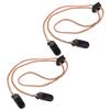 BIUDECO 2pcs Multi-Function Adjustable Hat Clips Strap Retainer for Outdoor Hats, Made of Polyester and Abs, Beige Colour with Stylish and Delicate Look for Secure Fit view 1