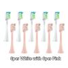 12pcs Brush Sonic Toothbrush Soft Bristle NozzlesCompatibility for X3/X3U/X5 Replacement Heads Clean Tooth(6White with 6Pink) view 2