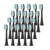 12/16/20pcs Replacement Toothbrush Heads,Compatible for Philips Sonicare Brush Head 4100 6500 6100 7500 5300(Black 20pc) view 2