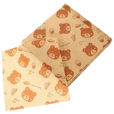 TOGEVAL Food Wrapping Paper 500 Sheets Greaseproof Sandwich Paper for Sandwiches Cakes Cookies and Fried Food Multi-Use Non-Tear Design for Picnics and Parties