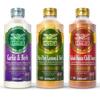 Heera Sauce Variety Pack, Garlic & Herb, Peri Peri Lemon, Kebab House Chilli, 500 ml, Pack of 3 view 1