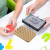 ABOOFAN Wooden Finger Exerciser Hand Rehabilitation Trainer Pegboard for Desk Use Occupational Therapy Tool to Improve Dexterity and Strength view 4