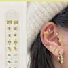 SQOYEI 20 Pcs Fashion Ear Seeds Acupuncture Kit no Drilling Required, Invisible Clear Sticker Calm Pops Ear Seeds Alleviate Insomnia(Gold A) view 2