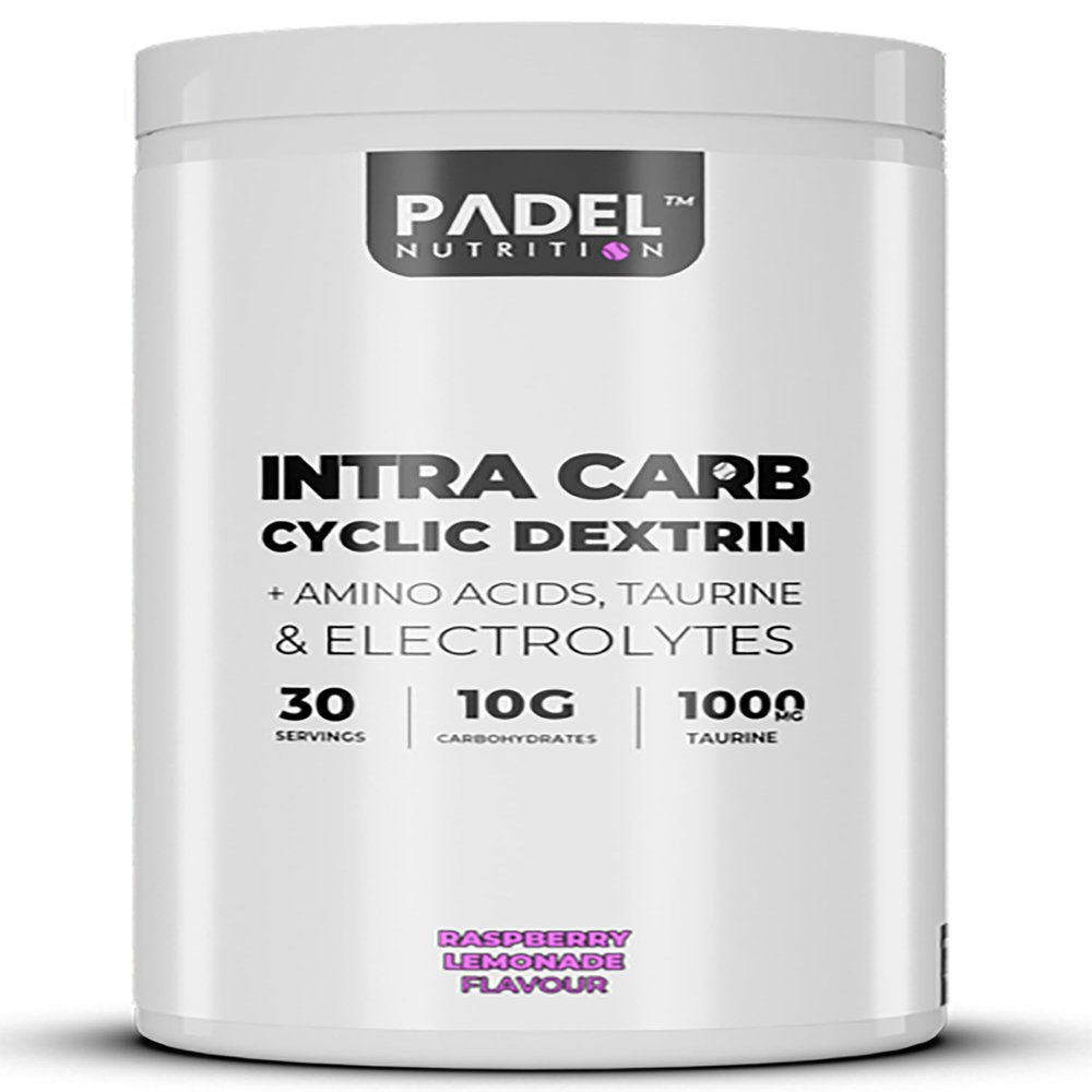 Intra CARB Supplement for Padel Tennis - 30 Servings | Intra Match Fuel with Cluster Dextrin | Sustained Energy, Muscle Support & Electrolyte Balance by Padel Nutrition (Raspberry Lemonade)