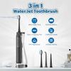 KORVOTECH Electric Toothbrush with Water Flosser 3-in-1 Sonic Toothbrush, Oral Irrigator & Plaque Remover Combo, Rechargeable, IPX7 Waterproof view 3