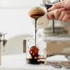 Compact Ceramic Creamer Silver Accent Border Accuracy Pouring Stream for Coffee Sauce Serving Cookware Worktop Deck Addition Creamer view 4