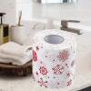 Christmas Toilet Paper - Festive Santa Claus Pattern Roll Soft Texture Layers, Fun Design, Gentle on Skin | Holiday Tissue Paper for Bathroom, Home, Dining Table, Restaurant, Guest Room, Christmas view 2