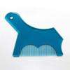Beard Shaper Tool Transparent Styling Template for Precise Trimming Grooming Guide Men Facial Hair Mustache Goatee Sideburns Symmetric Lines Reusable Durable Comb Stencil Easy (Blue) view 1