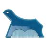 Beard Shaper Tool Transparent Styling Template for Precise Trimming Grooming Guide Men Facial Hair Mustache Goatee Sideburns Symmetric Lines Reusable Durable Comb Stencil Easy (Blue) view 4