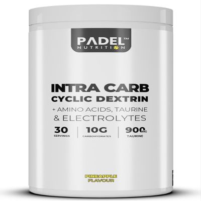 Intra CARB Supplement for Padel Tennis - 30 Servings | Intra Match Fuel with Cluster Dextrin | Sustained Energy, Muscle Support & Electrolyte Balance by Padel Nutrition (Pineapple)