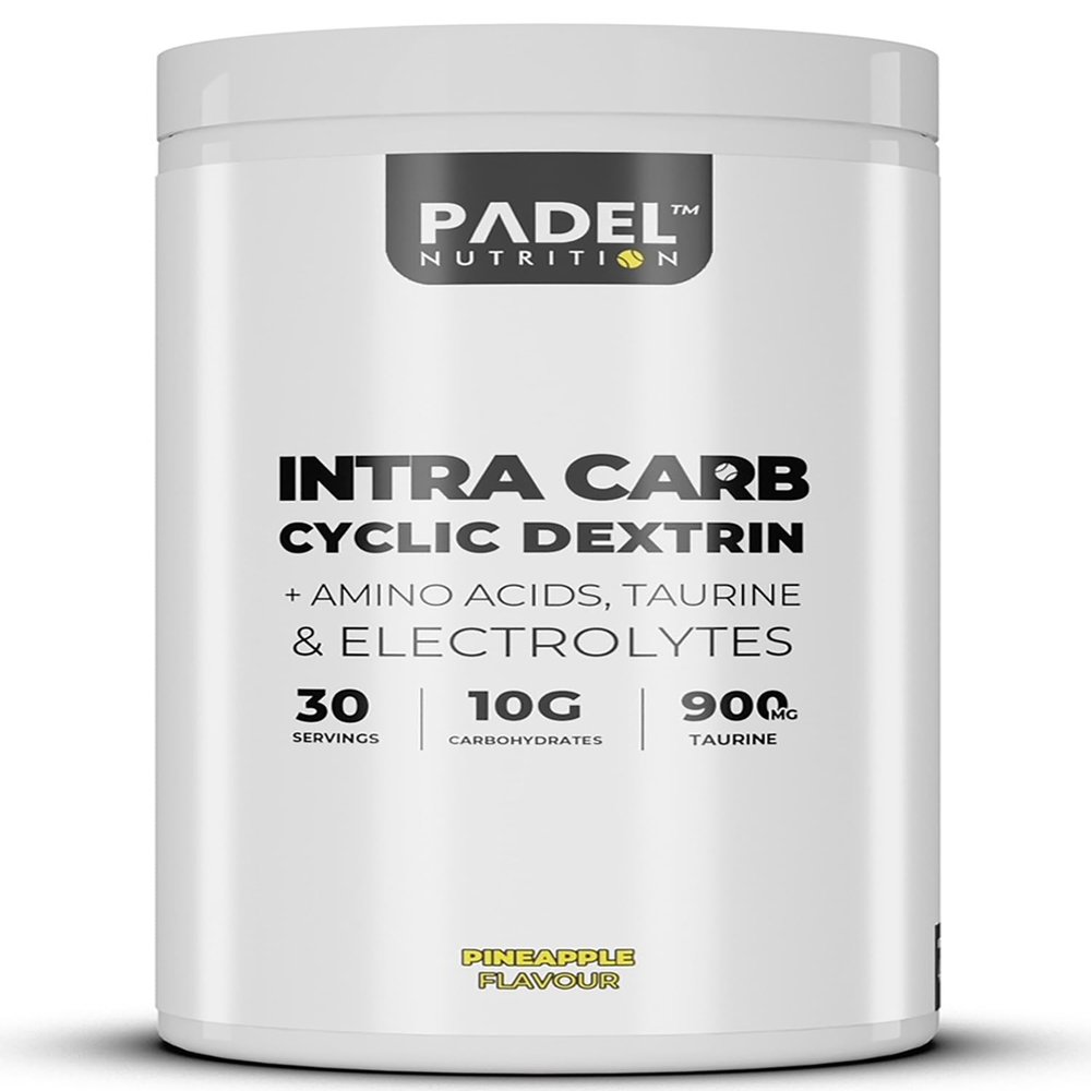 Intra CARB Supplement for Padel Tennis - 30 Servings | Intra Match Fuel with Cluster Dextrin | Sustained Energy, Muscle Support & Electrolyte Balance by Padel Nutrition (Pineapple)