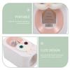 ARTSEWPLY Adorable Bunny Toothpaste Squeezer Plastic Toothpaste Dispenser Wall Mounted Easy to Use Design and Space Saving for Bathroom Routine view 3