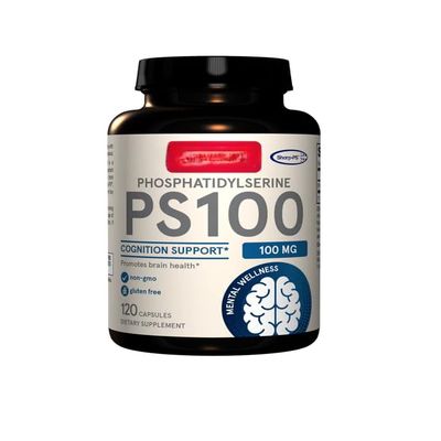 Phosphatidylseriine 100mg, Cognitive Support Formula, Non-GMO, Gluten Free 120 Capsules