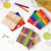 STOBAZA 400pcs Wooden Ice Cream Sticks for Crafts and Dessert Making, Sturdy DIY Wood Sticks Not Easy to Deform, for Children and Parents Home Decorations view 2