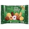 Favourites Selection Assorted Biscuits, 9 Varieties with Chocolate, Cream and Jam Filling, Vegetarian, 350g view 1