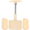 HOLIDYOYO Moon Cake Mold with Wear Resistance and Convenient to Clean Peanut Shaped Baking Tool Made of Sturdy Plastic Suitable for Creative Chinese Style Pastry Baking view 1