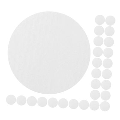 TEHAUX Plant Fibre Dehumidification Slices 100pcs Food-grade Moisture Absorbing Desiccant Sheets for Biscuit Jars and Snack Containers, 4cm round Drying Absorbers for Food Storage