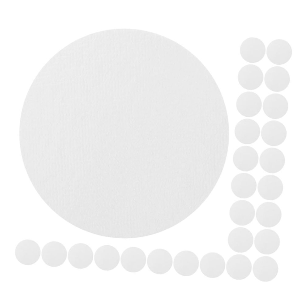 TEHAUX Plant Fibre Dehumidification Slices 100pcs Food-grade Moisture Absorbing Desiccant Sheets for Biscuit Jars and Snack Containers, 4cm round Drying Absorbers for Food Storage