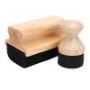 BAFOVY 2PCS Cutting Board Oil Applicator, Beech Wood, Non Slip Grip, Durable Oil Wax Applicator Set for Butcher Block and Countertops view 3