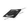 YARNOW Digital Body Weight Scale with Wireless Connectivity, Rechargeable USB Charging, 26x26cm Portable Electronic Weight Scale for Home Use, Smart Female and Male Health Monitor view 2