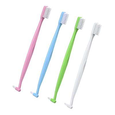 Anneome Interdental Toothbrushes with Ergonomic Pp Handle 4pcs Double-Headed Manual Two-Sided Design for Precise Cleaning for Home and Travel Use