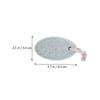 PRETYZOOM 2pcs Foot Pumice Stone Scrubber Set Natural Dead Skin Callus Remover Oval-Shaped Lightweight Volcanic Stone for Pedicure and Feet Care view 2