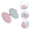 PRETYZOOM 2pcs Foot Pumice Stone Scrubber Set Natural Dead Skin Callus Remover Oval-Shaped Lightweight Volcanic Stone for Pedicure and Feet Care view 3