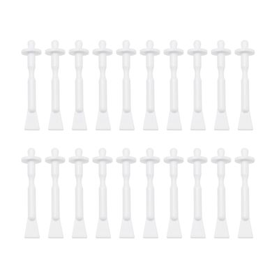 ABOOFAN 30Pcs Nose Wax Stick Hair Removal PP Wax Applicator Rods for Nose Hair, Small Area Application Spatulas