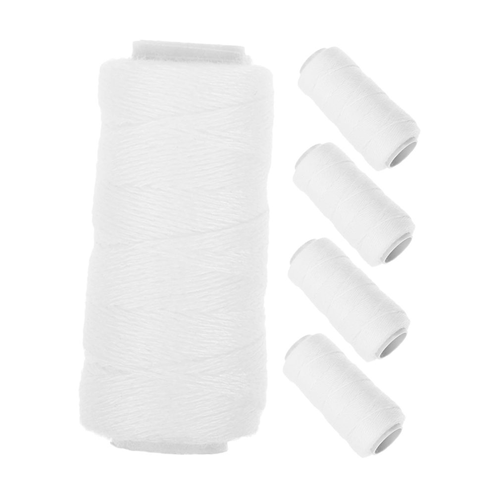 ABOOFAN 5rolls Cotton Thread Facial Puller for Threading Hair Removal Eyebrow Threading Thread for Face Epilating