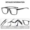 Fsread 3 Pack Reading Glasses Men Sporty Blue Light Blocking Comfortable and Flexible Lightweight Readers +3.0 view 2