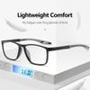 Fsread 3 Pack Reading Glasses Men Sporty Blue Light Blocking Comfortable and Flexible Lightweight Readers +3.0 view 3