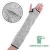 Anneome Cut Resistant Gardening Arm Sleeves with Thumb Hole Level Protective Forearm Covers for Farming Breathable Arm Guards for Outdoor Work and Pet Grooming view 3