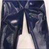 Women's Patent Leather PVC Sexy Casual Zipper Long Sleeve Tight Fit Shaping Bodysuit DS Nightclub Stage Costume,Black,4XL view 3