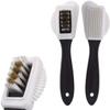 Gnrique Portable 3 Sides Size Portable Cleaning Brush For S Shape Shoe Shoe Cleaning Tool view 1