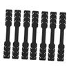 ERINGOGO 10pcs Adjustable Plastic Ear Rear Hooks with Wearing Assist Feature, Black Extension Straps for Comfortable Ear Protection and Decompression view 1