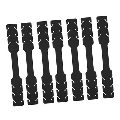 Hoement 10pcs Black Plastic Ear Protective Mask Hooks with Adjustable Strap Extenders for Comfortable Wearing Assist and Ear Protection, Suitable for Mask Types