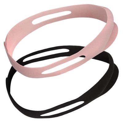 Gogogmee 2pcs Snoring Belt for Adults Snoring Strap Elastic Design Chin Strap for Users Breathable for Sleeping Prevent Mouth Breathing
