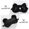 Homoyoyo Cartoon Panda Eyepatch Sleeping Blindfold Mask Soft Comfortable Design for Nap Eye Cover at Home Travel view 3