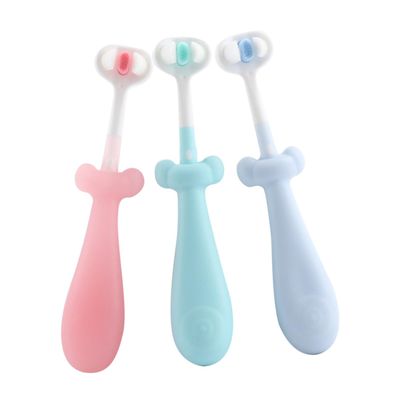 ULTECHNOVO 3pcs Cute Soft Bristle Toothbrush for Boys and Girls Boy Girl Manual Cleaning Toothbrush for Girl's Use