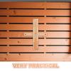 DEARMAMY Sauna Timer Wood Hourglass Timer Wall Mounted Sauna Accessories for Bathroom view 3