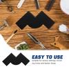 ABOOFAN Reusable Plastic Beard Styling Guide with Built-in Ruler and Ergonomic Design, Hairline Shaping Tool for Home and Barber Shops, Professional Beard Cutting Template view 3