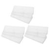 HANABASS 10pcs Plastic Storage Box with Lid for Interdental Brushes Small Rectangular Dustproof Case with Flip Cover Portable Dental Brush Holder for Travel and Home Organization view 1