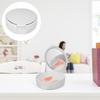 BCOATH Denture Storage Case and False Teeth Box Small Plastic Container with Lid for Travel and Soaking Oral Care Bath White view 3