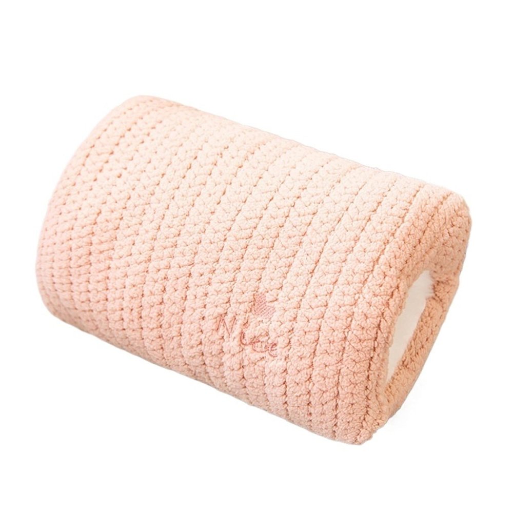 Winter Winter Home Office Ins Style Solid Color Warm Hand Warm Company Activity Gift Spot Solid Color Hand Warm Pillow(Pink)